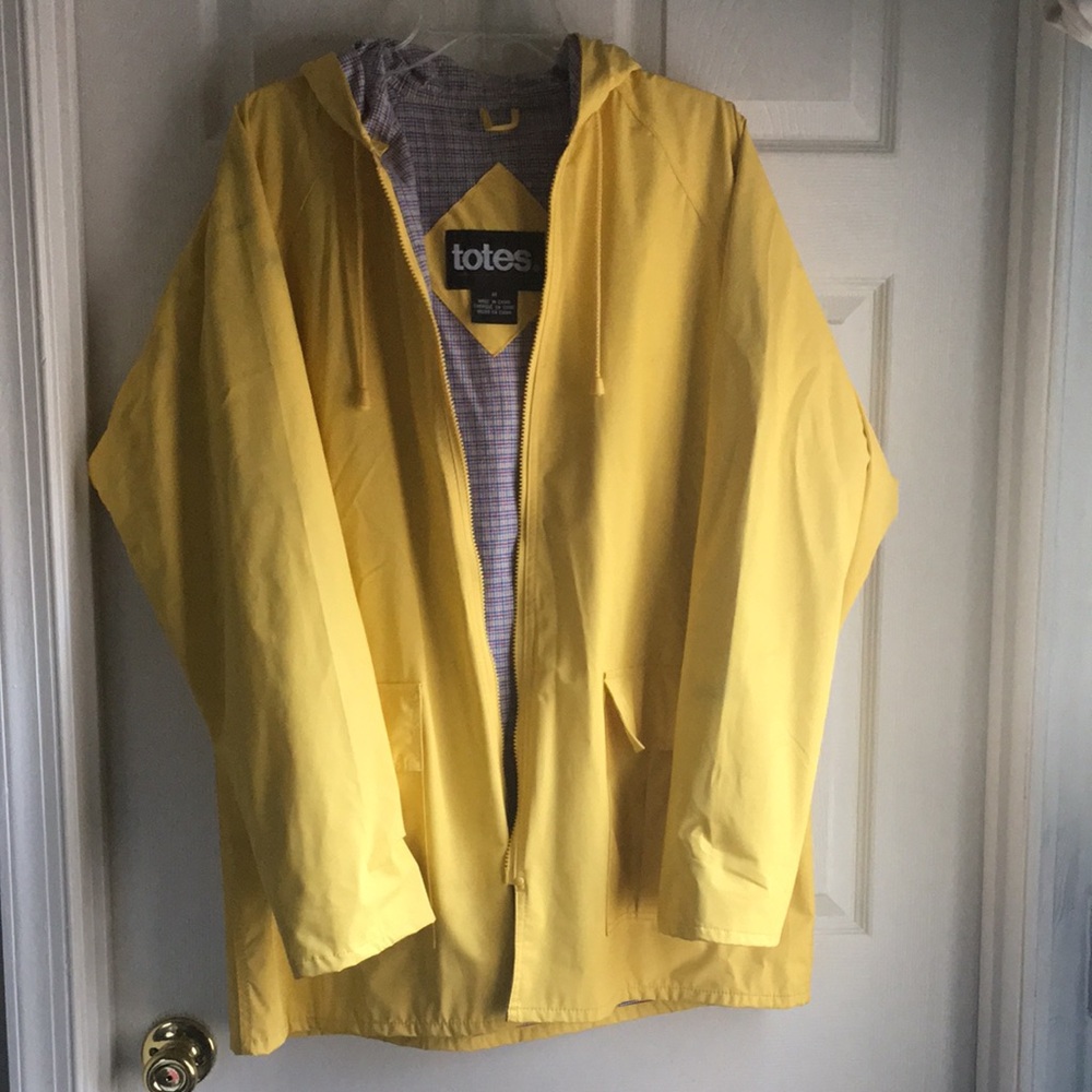 Totes Yellow Ladies Rain Jacket